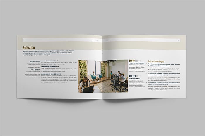 HR / Employee Handbook Landscape Template