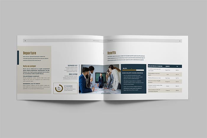 HR / Employee Handbook Landscape Template