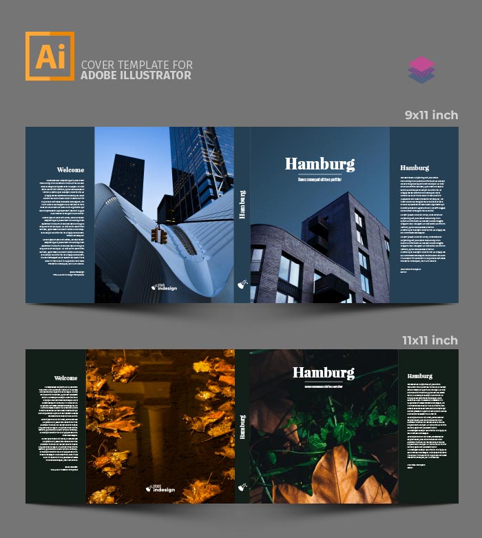 Coffee Table Book Template for InDesign - StockInDesign