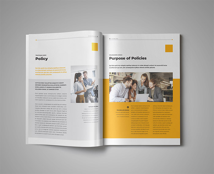 Employee Training Manual Template StockInDesign