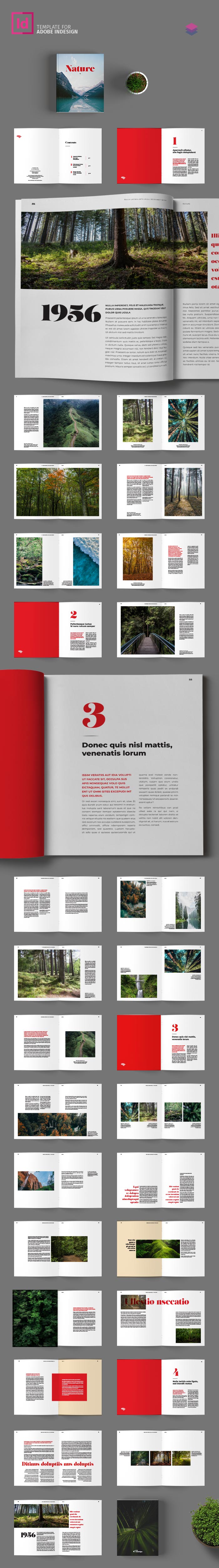 Coffee Table Book Template for InDesign by StockInDesign on Dribbble