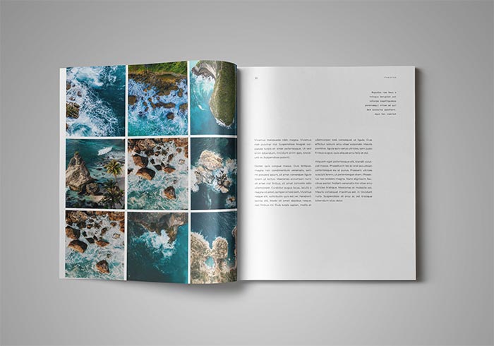 Coffee Table Book Template for InDesign by StockInDesign on Dribbble