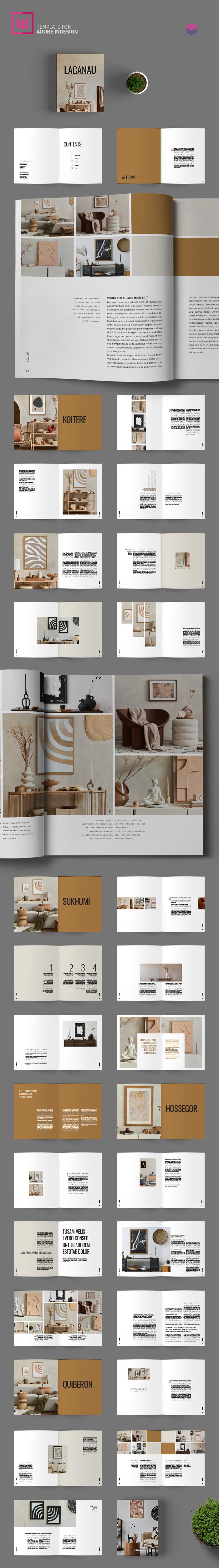 Coffee Table Book Template for InDesign by StockInDesign on Dribbble