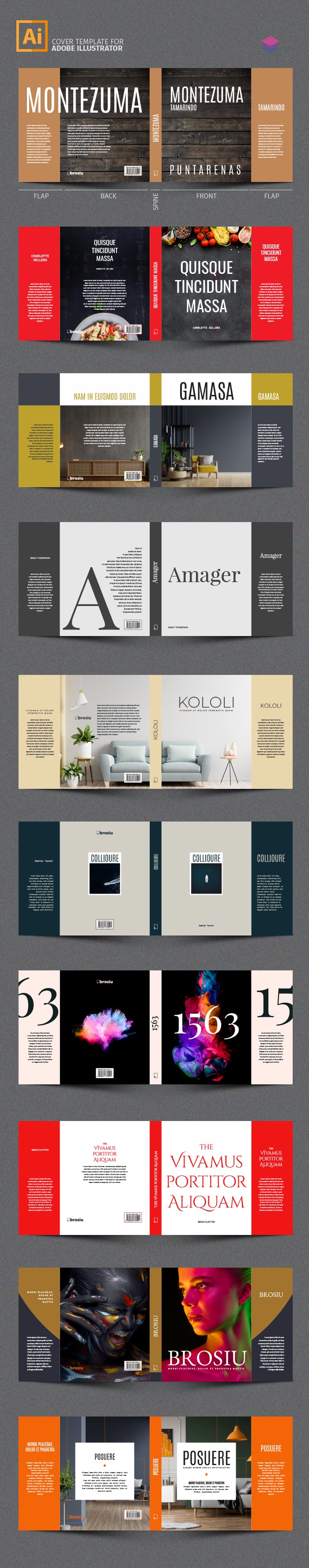Cover Designs for Coffee Table Books for Designers