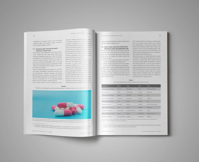 Template for Academic Journal in Adobe InDesign