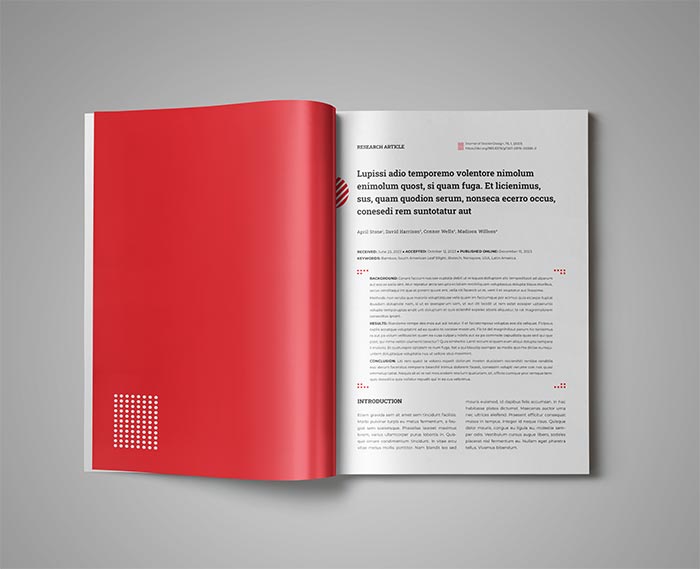 Academic Journal Template for InDesign StockInDesign