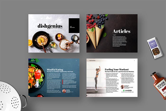 Digital Cookbook Template for Adobe InDesign