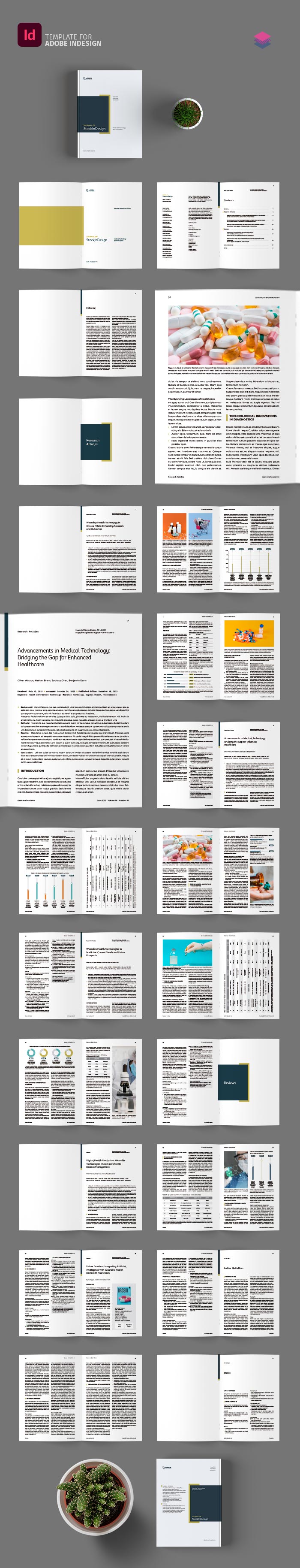 InDesign Template for Journal Template