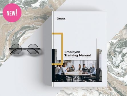 Employee Training Manual Template for InDesign