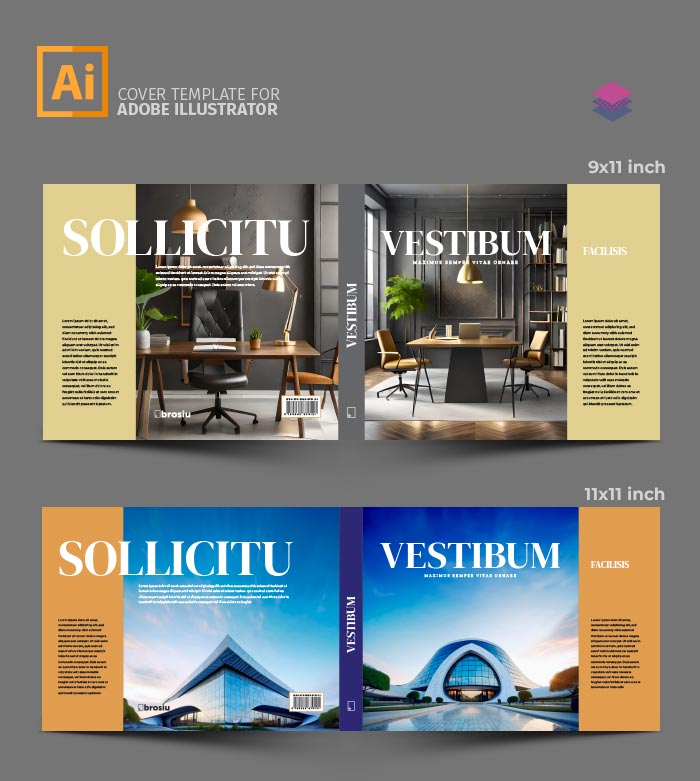 Coffee Table Book Template for InDesign