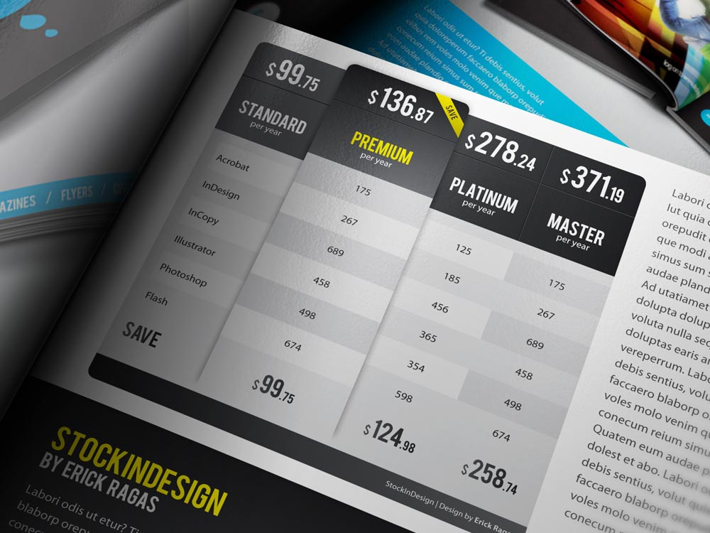 20 Premium Table Styles for InDesign – StockInDesign