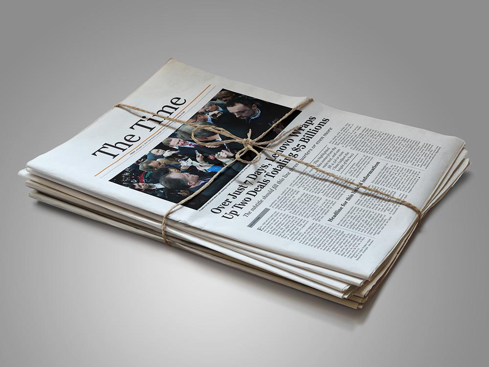 newspaper template psd free download