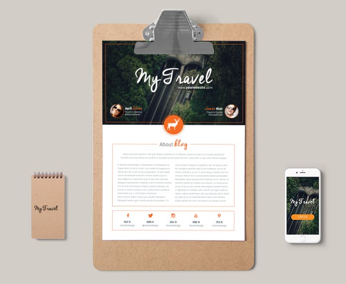 Blog Media Kit Template