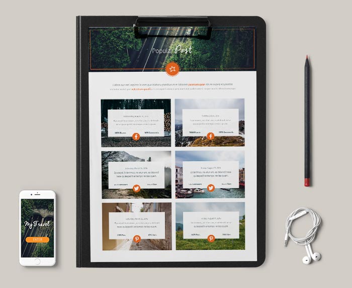 Blog Media Kit Template