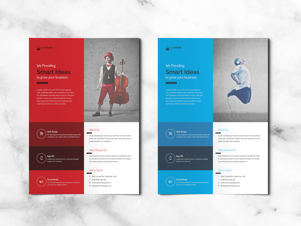 Free Corporate Flyer | Free Indesign Templates For Designers