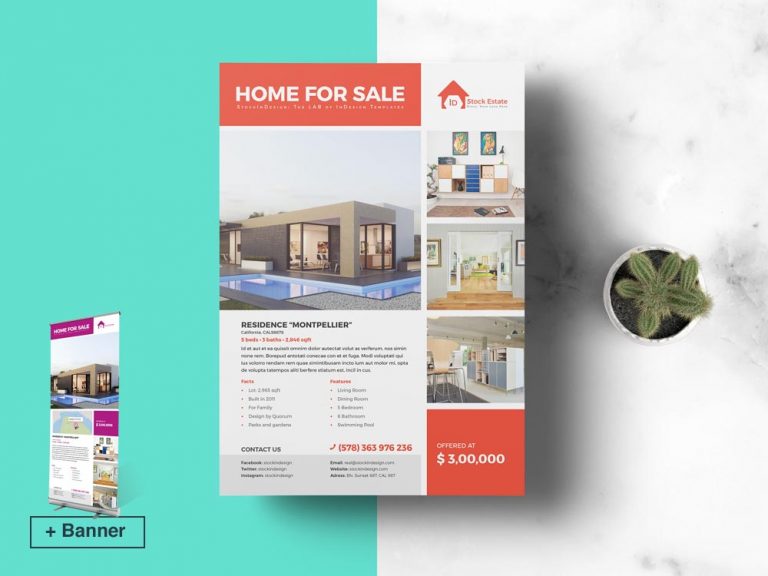 Real Estate Flyer Template – StockInDesign