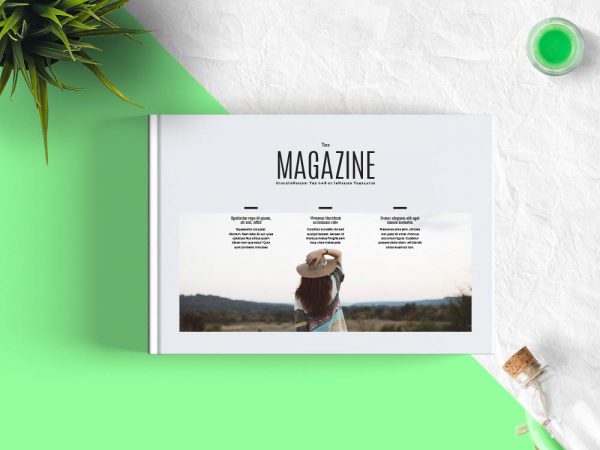 FREE Minimal Magazine Landscape