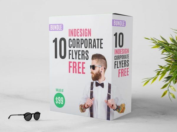 10 FREE InDesign Bundle: 10 Corporate Flyer Templates
