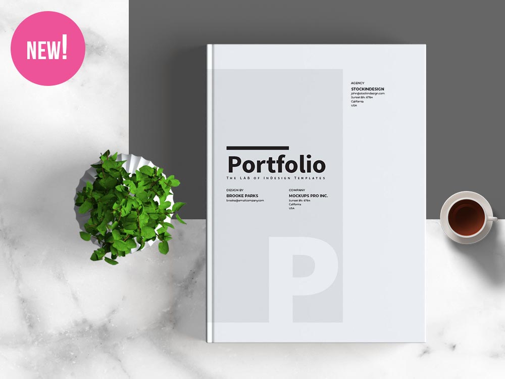 Portfolio Template for Adobe InDesign StockInDesign