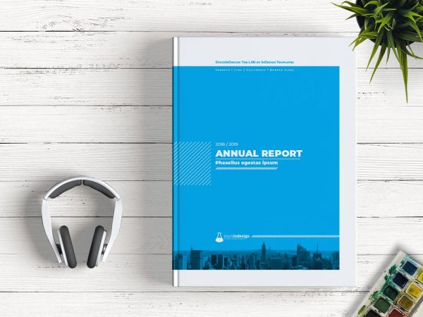 Annual Report Template for Adobe InDesign