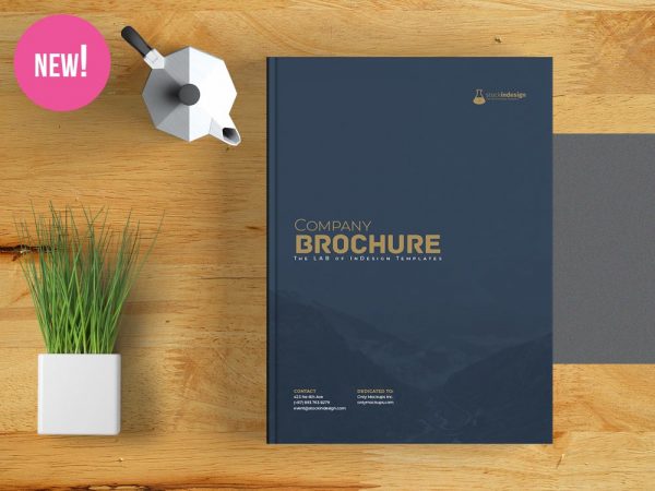 Corporate Brochure Template for InDesign