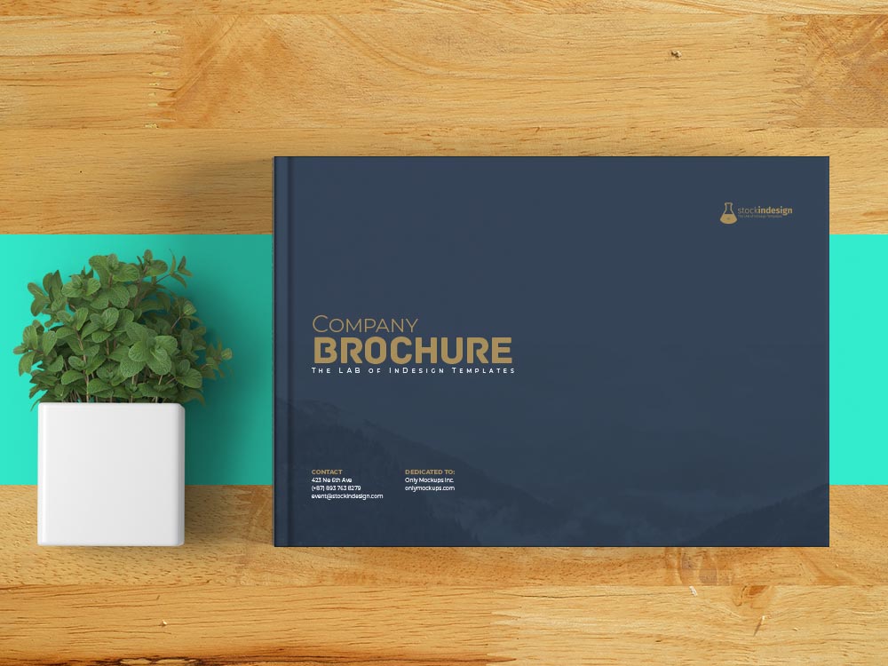  Landscape  Corporate Brochure  Template  StockInDesign