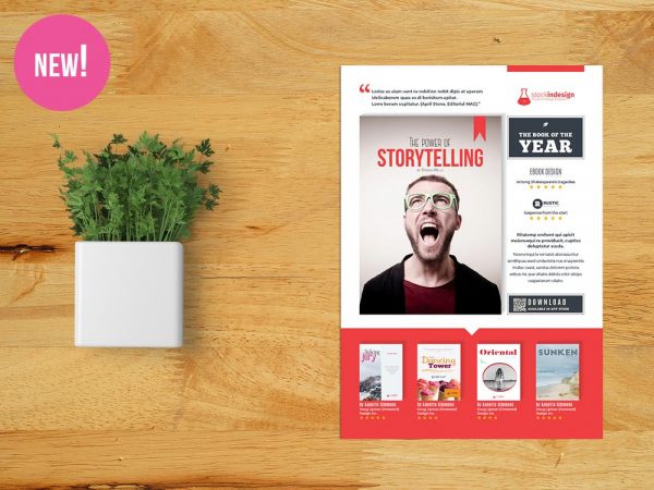 Flyer Template for Book Promotion