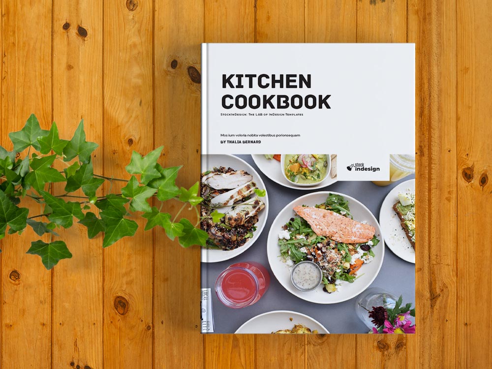 Cook Book Template from stockindesign.com