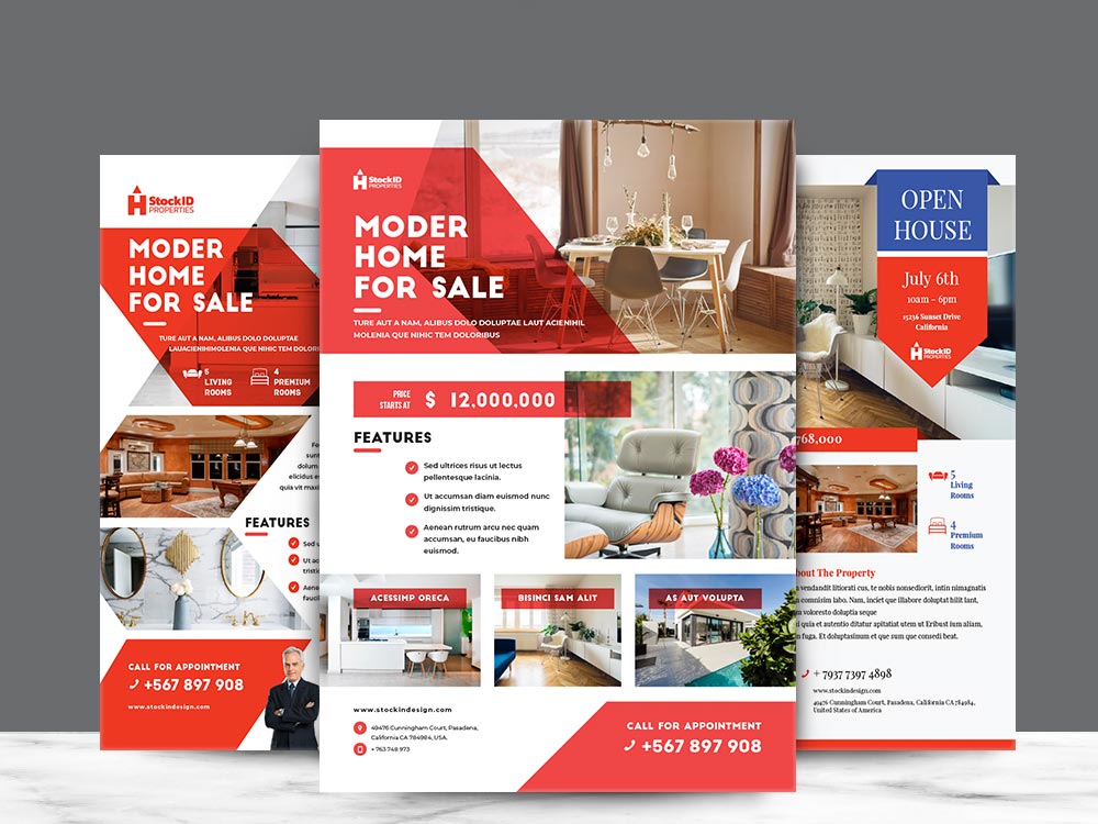 Real Estate Flyer in Adobe InDesign