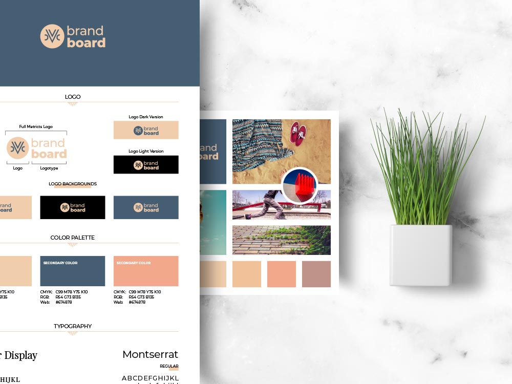 Brand Boards for Pinterest Instagram - StockInDesign