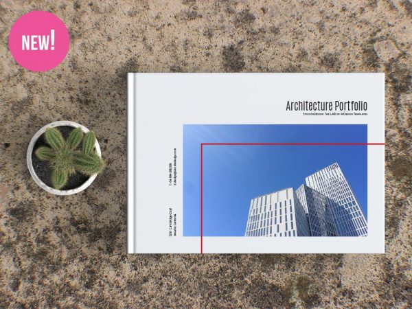 Stylish Architecture Portfolio Template For Indesign Free