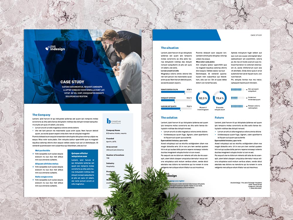 Case Study Template for Adobe InDesign