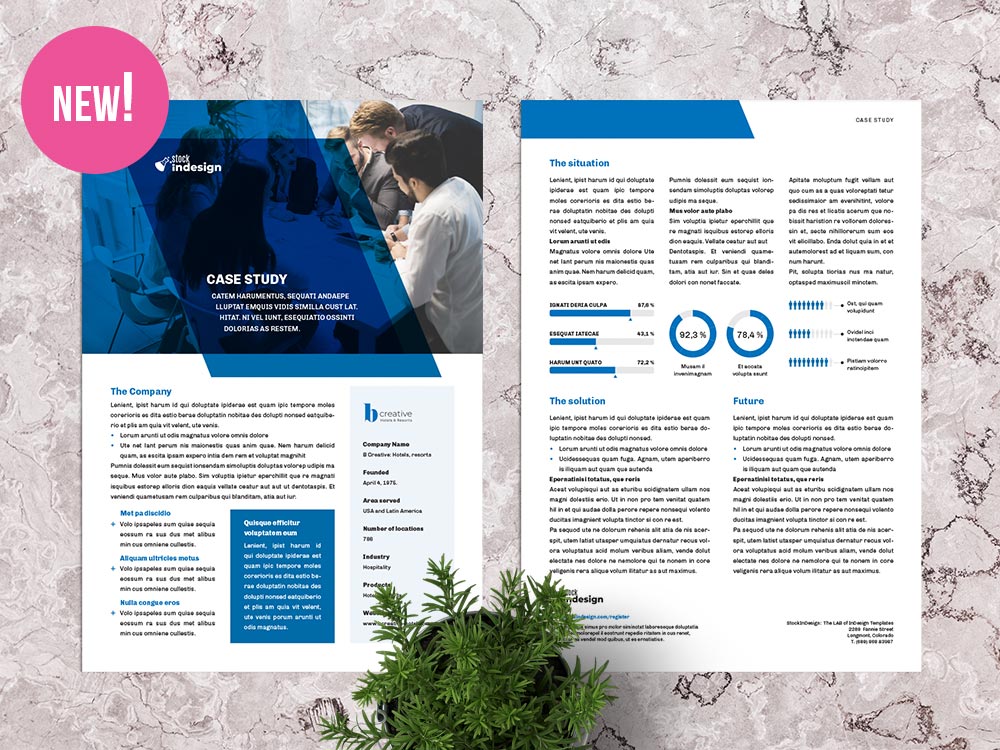 case study template indesign