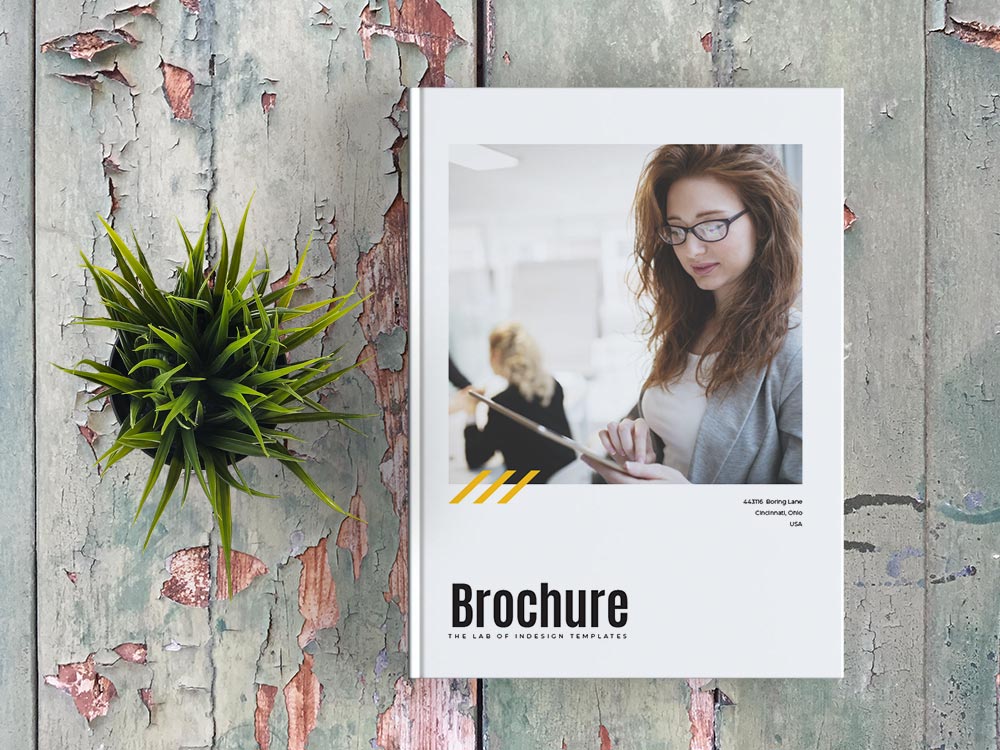 Free Corporate Brochure Template for InDesign