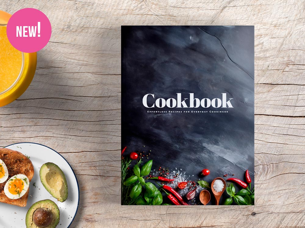 Cookbook Recipe Book Template